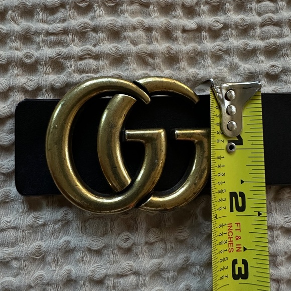 Black faux leather belt - Picture 11 of 12